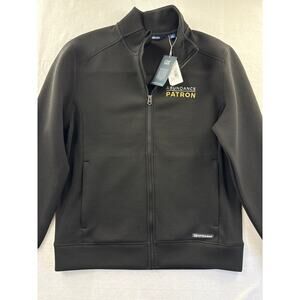 Men’s Cutter & Buck Black Abundance Patron Zip up Jacket Sz M